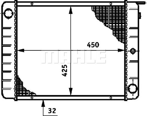 MAHLE CR 652 000S - Radiator, racire motor aaoparts.ro