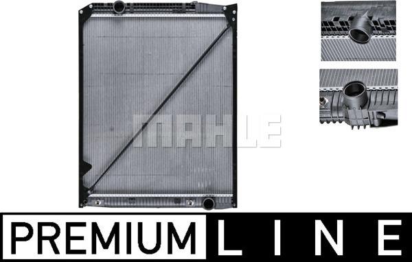 MAHLE CR 670 000P - Radiator, racire motor aaoparts.ro