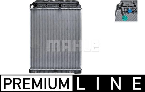 MAHLE CR 673 000P - Radiator, racire motor aaoparts.ro