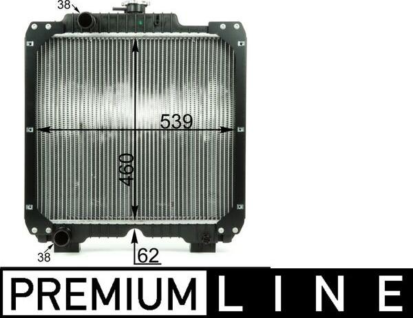 MAHLE CR 1926 000P - Radiator, racire motor aaoparts.ro