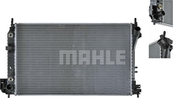 MAHLE CR 1497 000S - Radiator, racire motor aaoparts.ro