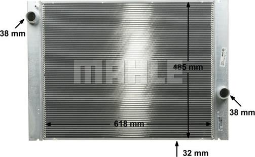 MAHLE CR 1067 000P - Radiator, racire motor aaoparts.ro