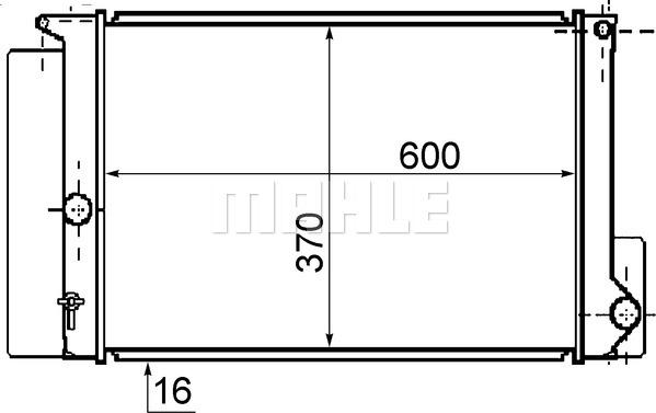 MAHLE CR 1078 000S - Radiator, racire motor aaoparts.ro