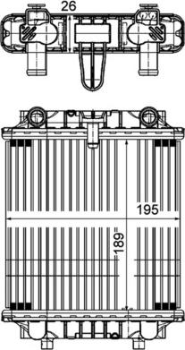 MAHLE CR 1202 000P - Radiator, racire motor aaoparts.ro