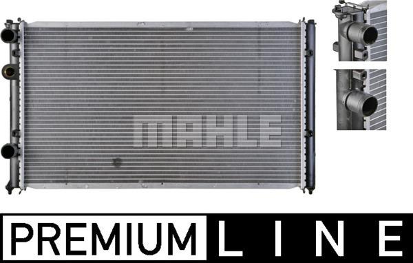 MAHLE CR 394 000P - Radiator, racire motor aaoparts.ro