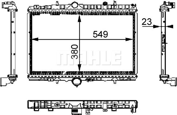 MAHLE CR 392 000S - Radiator, racire motor aaoparts.ro