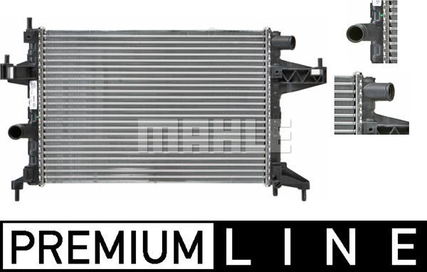 MAHLE CR 389 000P - Radiator, racire motor aaoparts.ro