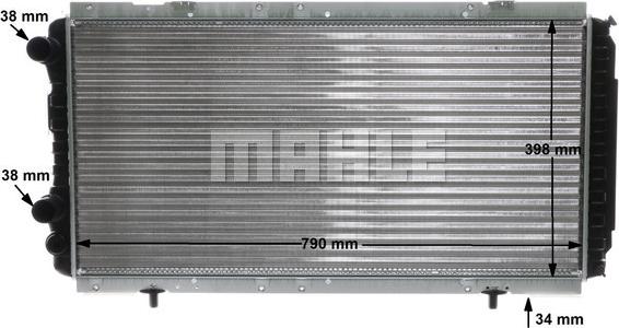 MAHLE CR 33 000S - Radiator, racire motor aaoparts.ro