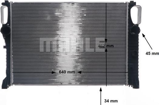 MAHLE CR 37 000S - Radiator, racire motor aaoparts.ro