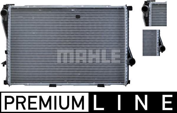 MAHLE CR 296 000P - Radiator, racire motor aaoparts.ro