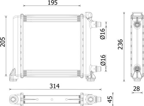 MAHLE CR 2642 000P - Radiator, racire motor aaoparts.ro