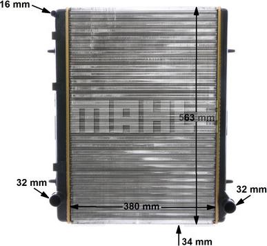 MAHLE CR 2033 000S - Radiator, racire motor aaoparts.ro