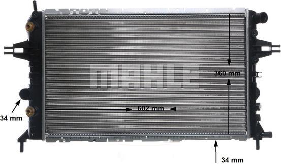 MAHLE CR 229 001S - Radiator, racire motor aaoparts.ro