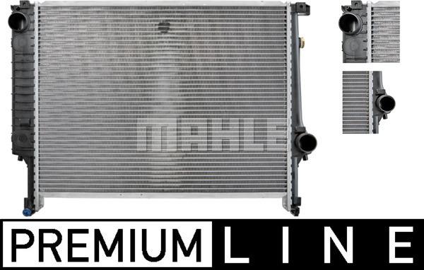 MAHLE CR 279 000P - Radiator, racire motor aaoparts.ro