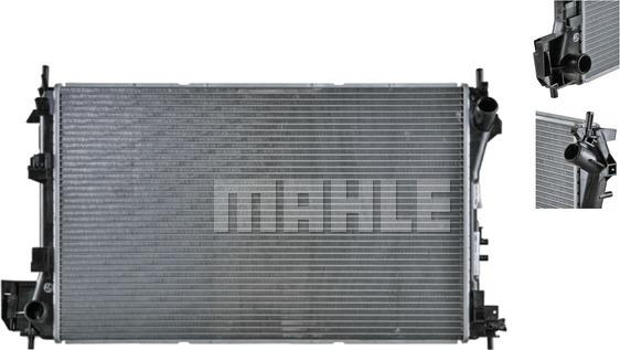 MAHLE CR 763 000S - Radiator, racire motor aaoparts.ro