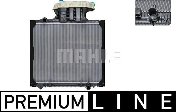 MAHLE CR 702 000P - Radiator, racire motor aaoparts.ro