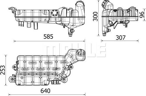 MAHLE CRT 99 000P - Vas de expansiune, racire aaoparts.ro