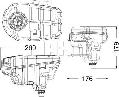 MAHLE CRT 60 000S - Vas de expansiune, racire aaoparts.ro