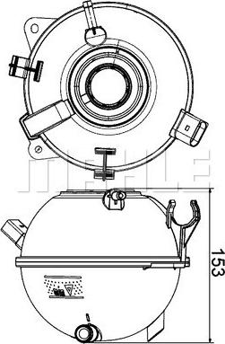 MAHLE CRT 19 000S - Vas de expansiune, racire aaoparts.ro