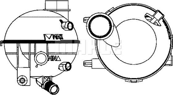 MAHLE CRT 18 000S - Vas de expansiune, racire aaoparts.ro