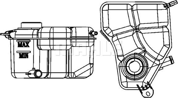 MAHLE CRT 133 000S - Vas de expansiune, racire aaoparts.ro