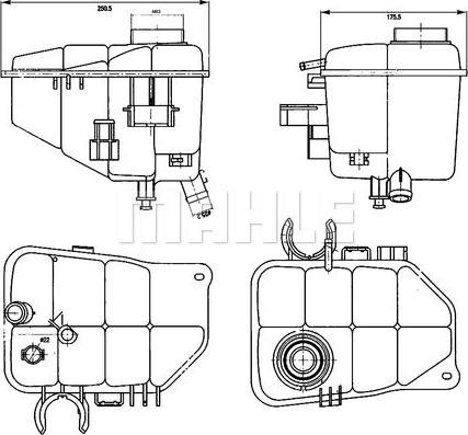 MAHLE CRT 126 000S - Vas de expansiune, racire aaoparts.ro