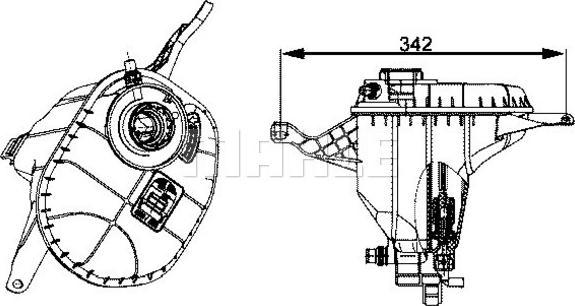MAHLE CRT 29 001S - Vas de expansiune, racire aaoparts.ro