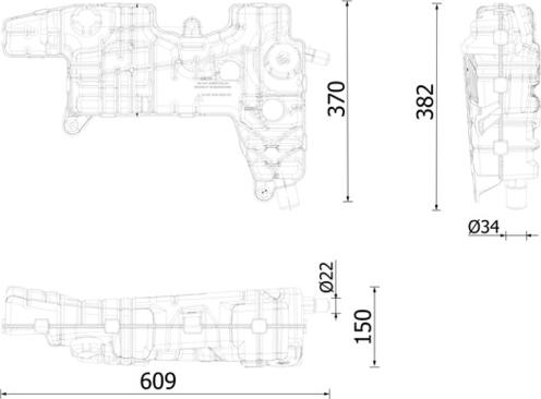 MAHLE CRT 250 000S - Vas de expansiune, racire aaoparts.ro