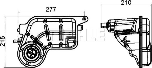 MAHLE CRT 20 000S - Vas de expansiune, racire aaoparts.ro