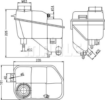 MAHLE CRT 202 000S - Vas de expansiune, racire aaoparts.ro