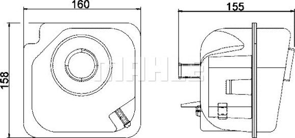 MAHLE CRT 28 000S - Vas de expansiune, racire aaoparts.ro