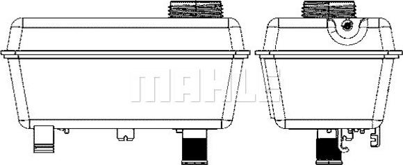 MAHLE CRT 27 000S - Vas de expansiune, racire aaoparts.ro