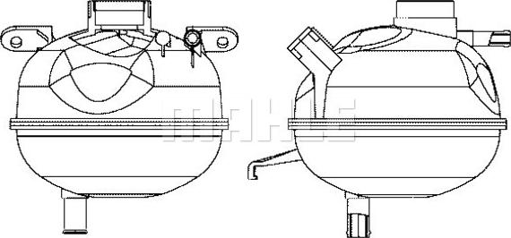 MAHLE CRT 7 000S - Vas de expansiune, racire aaoparts.ro