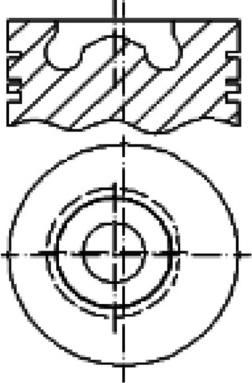 MAHLE E0210345 - Piston aaoparts.ro