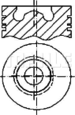 MAHLE E21190 - Piston aaoparts.ro