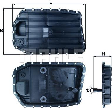 MAHLE HX 154 - Baie ulei, cutie viteze automata aaoparts.ro