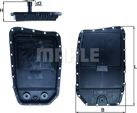 MAHLE HX 152 - Baie ulei, cutie viteze automata aaoparts.ro