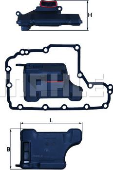 MAHLE HX 157D - Filtru hidraulic, cutie de viteze automata aaoparts.ro