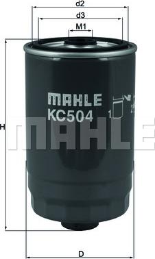 MAHLE KC 504 - Filtru combustibil aaoparts.ro