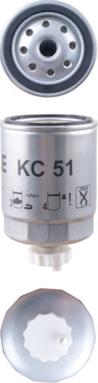 MAHLE KC 51 - Filtru combustibil aaoparts.ro