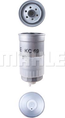 MAHLE KC 69 - Filtru combustibil aaoparts.ro