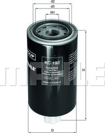 MAHLE KC 192 - Filtru combustibil aaoparts.ro