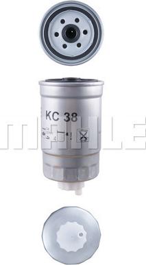 MAHLE KC 38 - Filtru combustibil aaoparts.ro