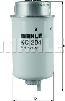 MAHLE KC 204 - Filtru combustibil aaoparts.ro