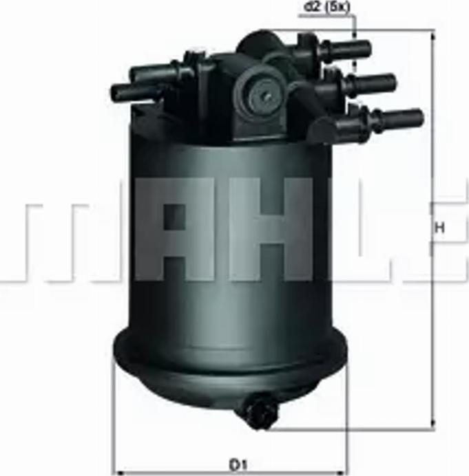 MAHLE KL 414 - Filtru combustibil aaoparts.ro