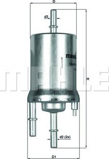 MAHLE KL 156/1 - Filtru combustibil aaoparts.ro