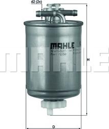 MAHLE KL 103 - Filtru combustibil aaoparts.ro