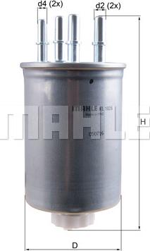 MAHLE KL 1026 - Filtru combustibil aaoparts.ro