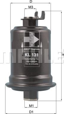 MAHLE KL 131 - Filtru combustibil aaoparts.ro