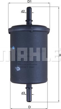 MAHLE KL 248 - Filtru combustibil aaoparts.ro